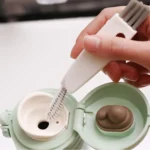 Multifunctional Cup Lid Cleaning Brush Slit Feeding Bottle Tube Brush Kitchen Tableware Crevice Brush - Image 7