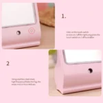 USB Desktop Dressing Mirror LED Table Lamp Portable Nano Spray Beauty Moisture Apparatus - Image 4