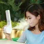 USB Desktop Dressing Mirror LED Table Lamp Portable Nano Spray Beauty Moisture Apparatus - Image 8