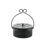 Outdoor Portable Multifunctional Hollow Fireproof Mosquito Coil Box with Lid