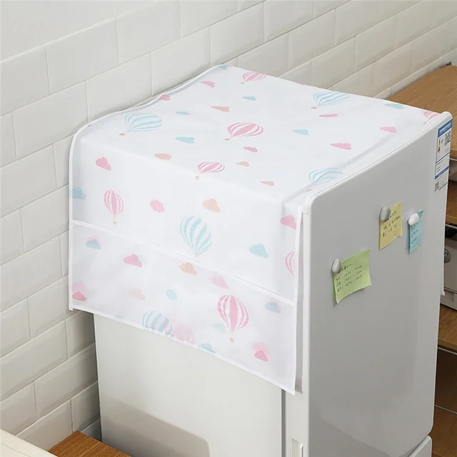 TBD0327712401B.webp Simple Printing Refrigerator Household Appliance Waterproof Kitchen Storage Dust Cover - Image 1