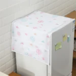 Simple Printing Refrigerator Household Appliance Waterproof Kitchen Storage Dust Cover - Image 2