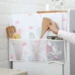 Simple Printing Refrigerator Household Appliance Waterproof Kitchen Storage Dust Cover - Image 3
