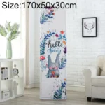 Simple Vertical Cabinet Type All Inclusive Air Conditioning Fabric Dust Cover, Size:170x50x30cm, Style:Rabbit