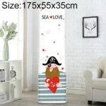 Simple Vertical Cabinet Type All Inclusive Air Conditioning Fabric Dust Cover, Size:175x55x35cm, Style:Pirate