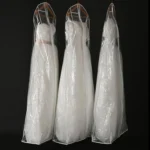 Transparent Coat Wedding Dress Gown Protective Cover Dust Cover Storage Bag - Image 4