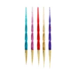 5 Piece/set Acrylic Phototherapy Nail Painting Flower Carved Crystal Pen Nail Pen - Image 2