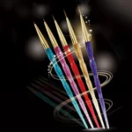 5 Piece/set Acrylic Phototherapy Nail Painting Flower Carved Crystal Pen Nail Pen - Image 7