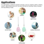 120dB Key Anti-lost Alarm Anti-wolf Alarm with LED Light - Image 7