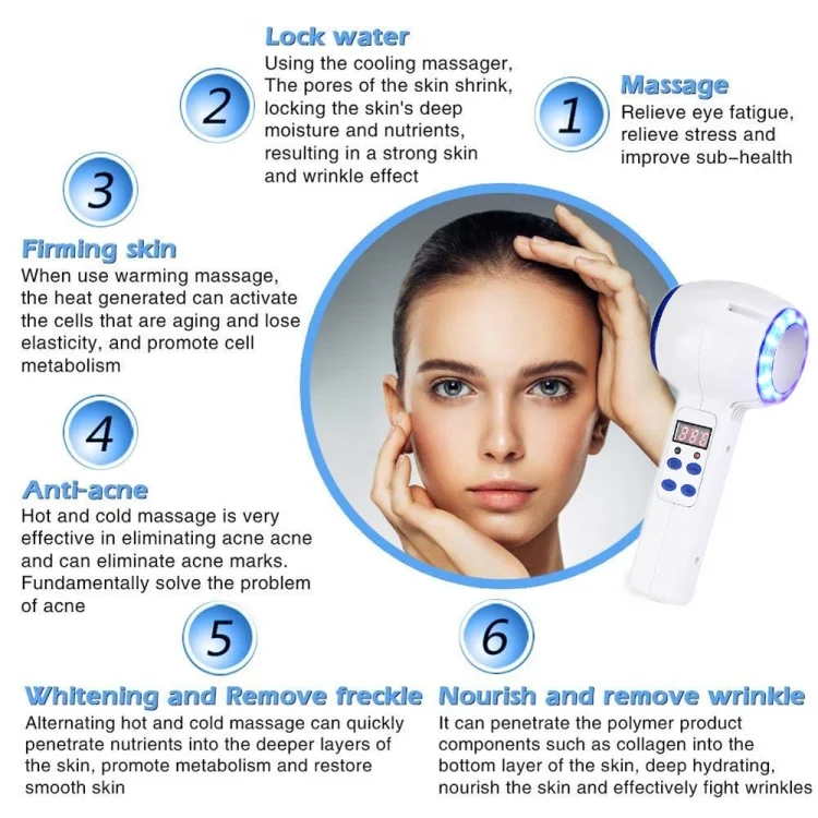 TBD03627348_12.webp Face Care Device Hot Cold Hammer Cryotherapy Blue Photon Acne Treatment Skin Beauty Massager Lifting Rejuvenation Facial Machine - Image 13