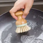 Multifunctional Tool Kitchen Cleaning Brush Wooden Handle Dish Scrubber Pot Pan Dishwasher
