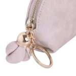 Creative Mini Cute Coin Purse with Flower Tassel Pendant - Image 6