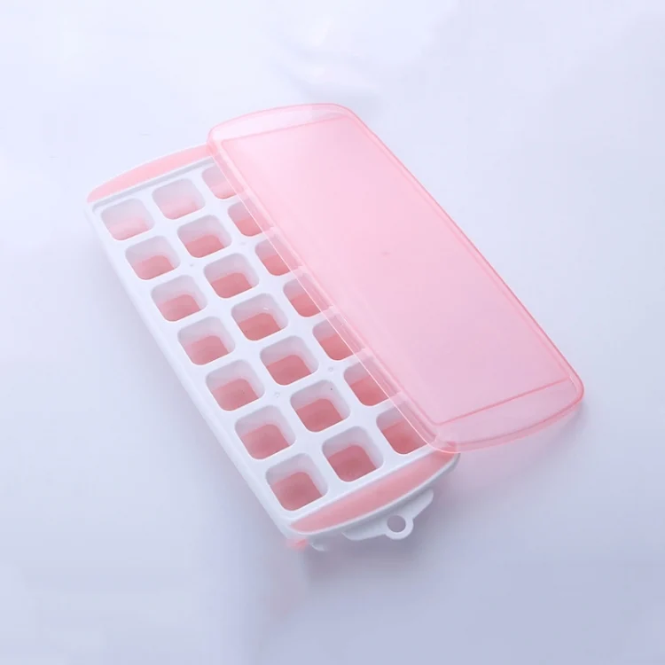 TBD0363634101A.webp Summer 21 Grid Cool Home-made Ice Cube Ice Box Mould with Lid - Image 1