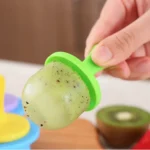 Silicone Mini Ice Pops Mold Ice Cream Ball Lolly Maker Popsicle Molds Baby DIY Food Supplement Tool - Image 6
