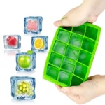 15 Grids DIY Big Ice Cube Mold Square Shape Silicone Ice Tray Fruit Ice Cream Maker - Image 4