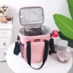 Environmentally Friendly Cartoon Portable Picnic Insulation Folding Lunch Bag - Image 4