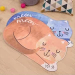 Cartoon Sleeping Cat Bath Mat Bathroom Carpets Toilet Anti-slip Floor Mat - Image 5