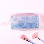 Cute PVC Pig Pattern Pencil Case Colorful Transparent Quicksand Girl Pen Bag Creative Stationery School Supplies - Image 2