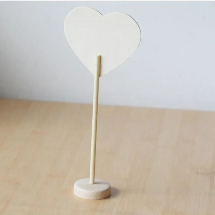 TBD03672238_2.webp 10 PCS Wooden Blackboard Chalkboard Mini Message Notice Board Table Wedding Party Decoration - Image 3