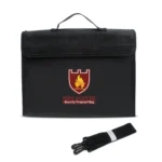 Office Fiberglass Cloth Filing Portable Fire Resistant Waterproof Safe Bag Folder