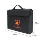Office Fiberglass Cloth Filing Portable Fire Resistant Waterproof Safe Bag Folder - Image 5