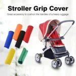 2 PCS Comfortable Neoprene Luggage Handle Wrap Grip Baby Universal Stroller Grip Protective Cover for Travel Bag Luggage Suitcase - Image 5