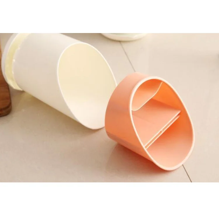 TBD0371354301_4.webp Creative Multi-function Double Drain Shelf Kitchen Chopsticks Storage Bucket Tableware Storage Box - Image 5