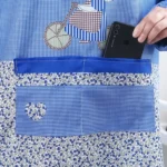 Kitchen Anti-fouling Oil-proof Adult Gowns Home Apron, with Long Sleeve - Image 5