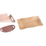 Wooden Dinner Plate Serving Plate Pastry Tray - Image 6