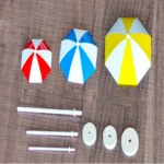 2 PCS Miniature Sun Umbrella DIY Home Garden Decoration Cute Umbrella Table Ornament Handicrafts - Image 4