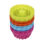 12 pcs Thread Shape Baking Jelly Mould  Silicone Pudding Cupcake Muffin Donut Mold - Image 2