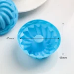 12 pcs Thread Shape Baking Jelly Mould  Silicone Pudding Cupcake Muffin Donut Mold - Image 3