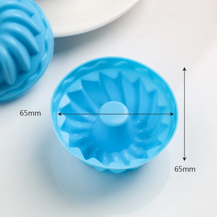 TBD03736240_2.webp 12 pcs Thread Shape Baking Jelly Mould  Silicone Pudding Cupcake Muffin Donut Mold - Image 3