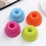 12 pcs Thread Shape Baking Jelly Mould  Silicone Pudding Cupcake Muffin Donut Mold - Image 6