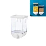 Nail-free Seamless Pressing Wall-mounted Grain Multi-grain Canister Rice Canister Transparent Vsual Snack Storage Sealed Box