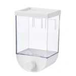 Nail-free Seamless Pressing Wall-mounted Grain Multi-grain Canister Rice Canister Transparent Vsual Snack Storage Sealed Box - Image 2