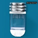 Nail-free Seamless Pressing Wall-mounted Grain Multi-grain Canister Rice Canister Transparent Vsual Snack Storage Sealed Box - Image 4