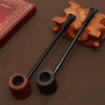Ebony Smoking Pipe Popeye Portable Creative Smoking Pipe Herb Tobacco Pipes Gifts - Image 6