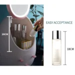 Desktop Dustproof Portable Cosmetic Storage Box With Mirror - Image 7