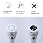 Simple Wash Basin Drain Toilet Bathroom Deodorant Drain - Image 6