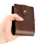 Crazy Horse Pattern Multi-bit Leather Card Bag Anti-magnetic RFID Men Wallet - Image 3