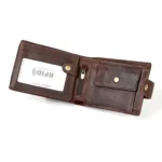 Crazy Horse Pattern Multi-bit Leather Card Bag Anti-magnetic RFID Men Wallet - Image 4