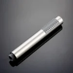 Three-piece Suit Bathroom Water Saving Pressurization Stainless Steel Round Bar Handheld Nozzle Shower Head - Image 4