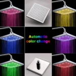 7 Colors Replacement Shower LED Automatic Bathroom Shower Head - Image 6