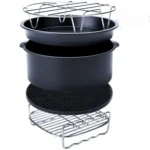 5 in 1 Fryer Accessory Set Multifunctional Air Fryer Set Grill Pizza Pan - Image 2