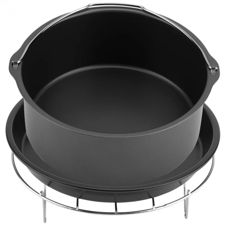 TBD0378276801_3.webp 5 in 1 Fryer Accessory Set Multifunctional Air Fryer Set Grill Pizza Pan - Image 4