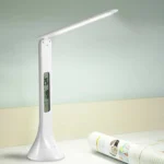 3.5W Foldable Dimmable Calendar Temperature Alarm Clock LED Table Lamp Night Reading Light - Image 2