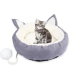 AliExpress manufacturers ins net red cat nest Nordic style four seasons universal kennel removable and washable small and small pet nest - Image 2