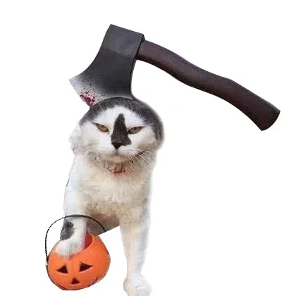 TBD0381660101_B1.webp Creative Cat Dog Halloween Funny Tidy Props Headband Hooded Hat - Image 2