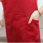 Cotton Kitchen Dining Overalls Strap Apron - Image 4